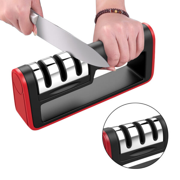 Professional Knife Sharpener Diamond Quick Professional 3 Stages Sharpener Knife Sharpening Tools Sharpening Stone - Image 2