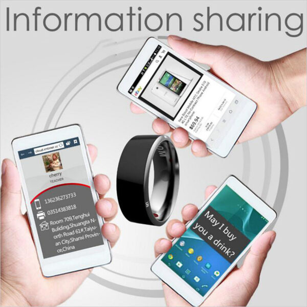 Smart Ring Wearable Device Multifunctional Black High-tech - Image 5