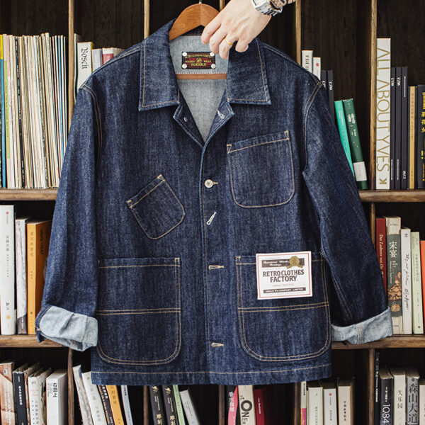 Fashion Personality Retro Denim Jacket Coat - Image 4