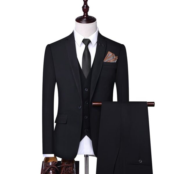 Men's Spring And Autumn Business Clothing Groom Banquet Marriage Dress - Image 5