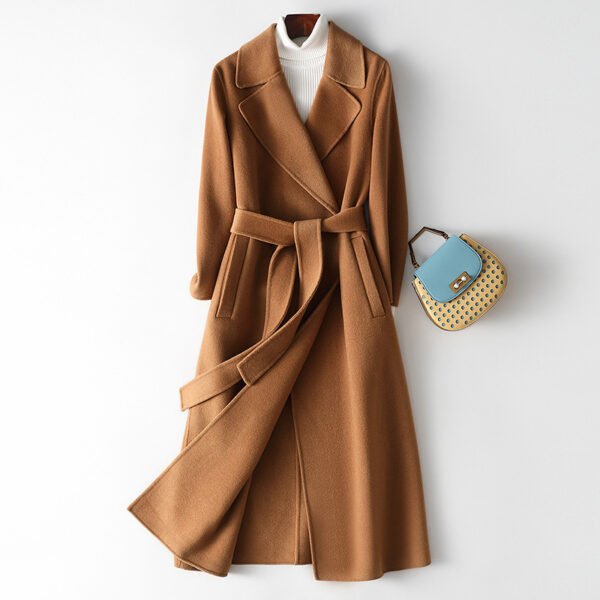 Autumn And Winter Temperament Korean Style Woolen Coat Women - Image 3