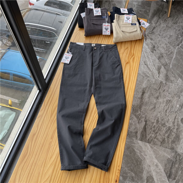 Men's Brushed Twill Straight Casual Pants - Image 3