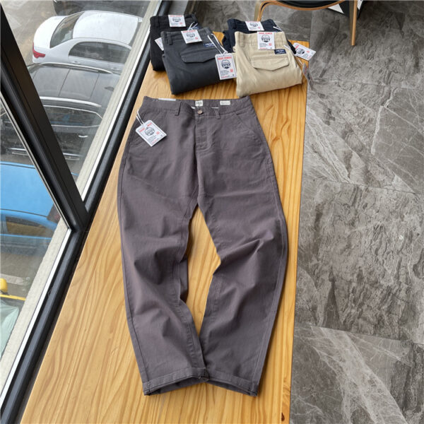 Men's Brushed Twill Straight Casual Pants - Image 5