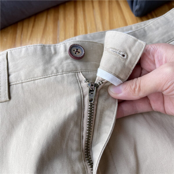 Men's Brushed Twill Straight Casual Pants - Image 7