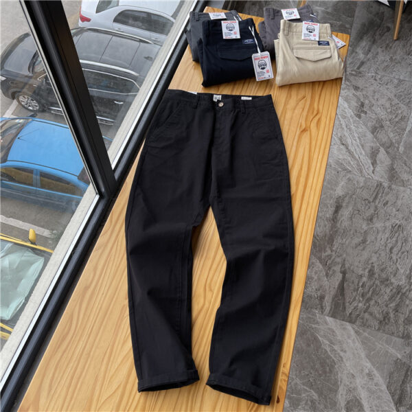 Men's Brushed Twill Straight Casual Pants - Image 4