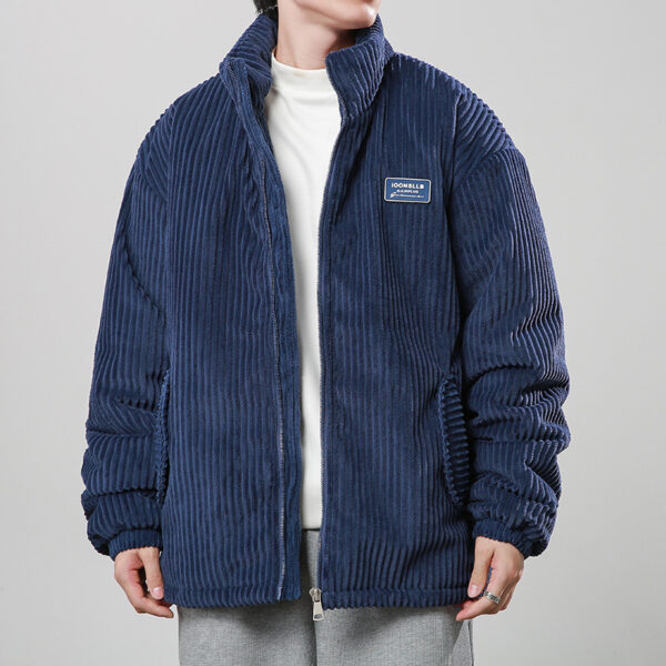 Corduroy Cotton-padded Jacket High-grade Coat - Image 2