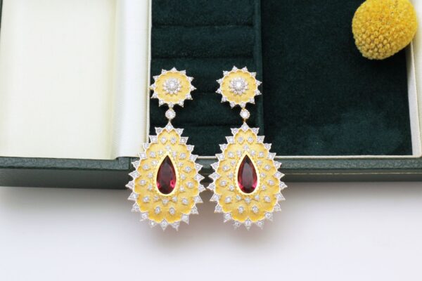 Custom 925 Silver Luxury Earrings - Image 3