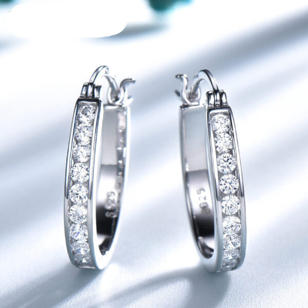 925 Sterling Silver Clip Earrings - Image 2