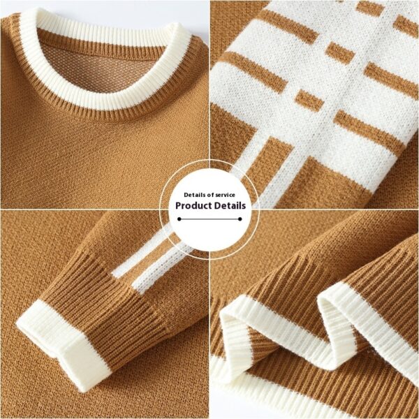 Knitting Bottoming Shirt Trendy Brand Loose Top - Image 3