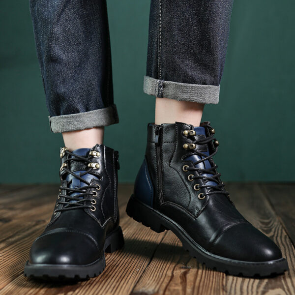 Fashion High Top Working Wear Style Boots - Image 2