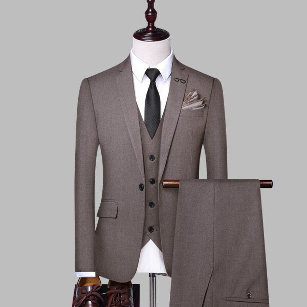 Men's Spring And Autumn Business Clothing Groom Banquet Marriage Dress - Image 3