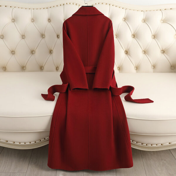 Autumn And Winter Temperament Korean Style Woolen Coat Women - Image 8