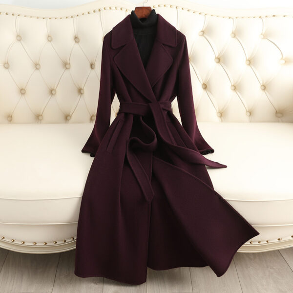 Autumn And Winter Temperament Korean Style Woolen Coat Women - Image 10