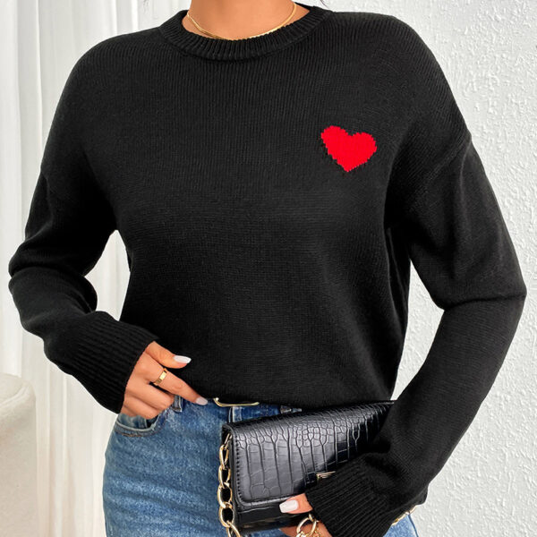 New Casual All-match Loose Valentine's Day Sweater - Image 3